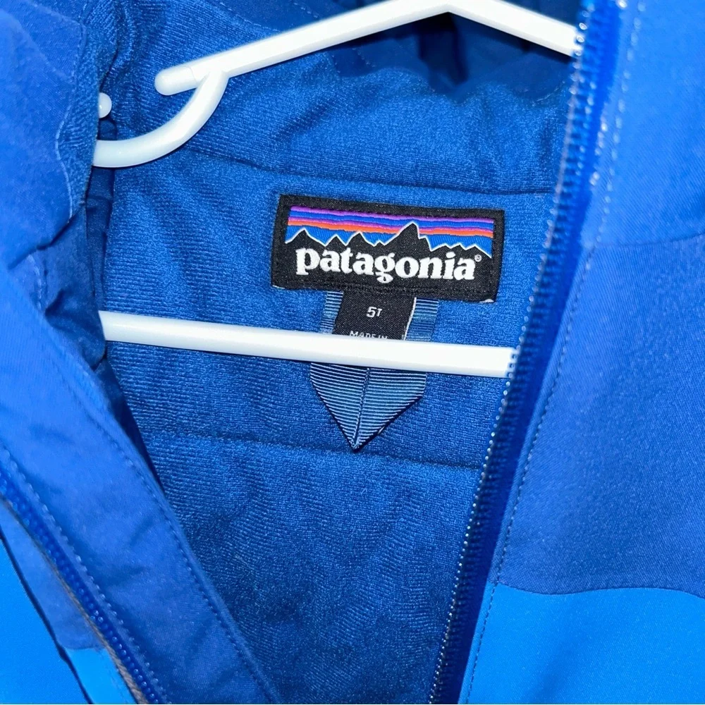 Patagonia Bright Blue Hooded Jacket